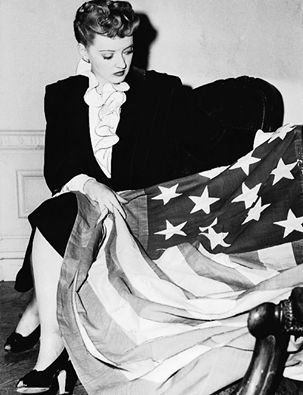 bette davis flag