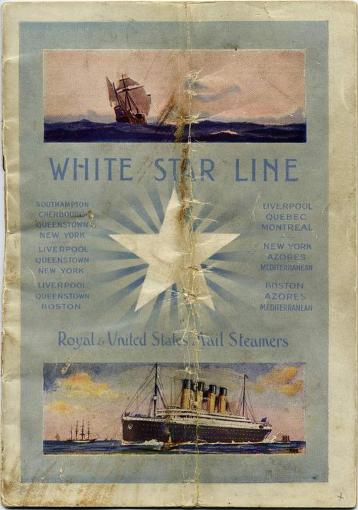 titanic passenger booklet