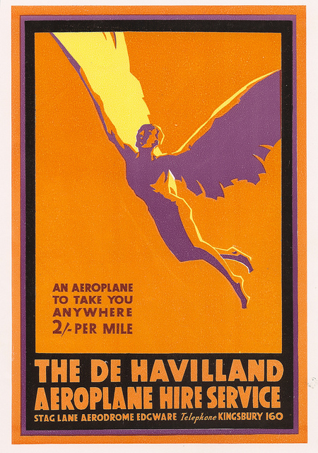 De Havilland hire advert