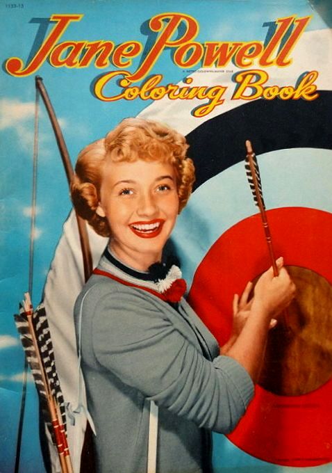 jane powell coloring book