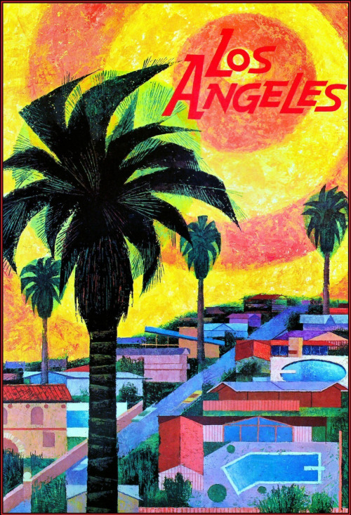 los angeles 60s poster