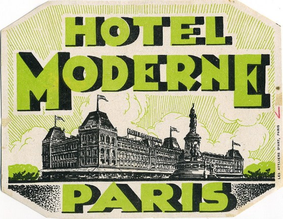 paris hotel moderne