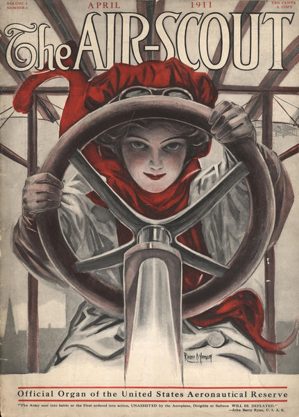 The Air-Scout 1911 1900s USA women pilots aeroplanes magazines