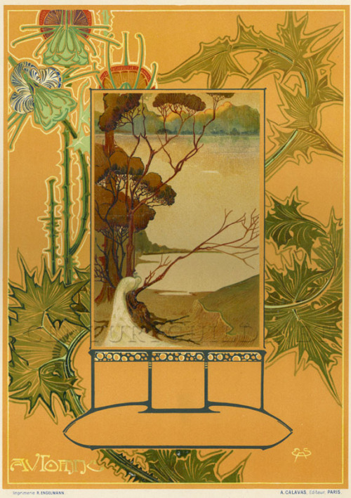 belle epoque Automne by Eugene Alain Seguy