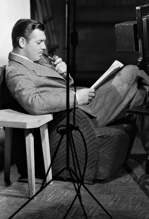 clark gable reading