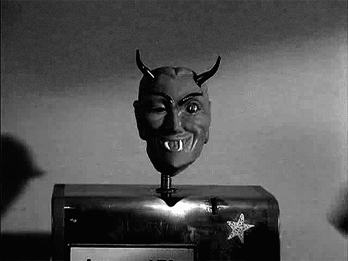 devil bobble head GIF