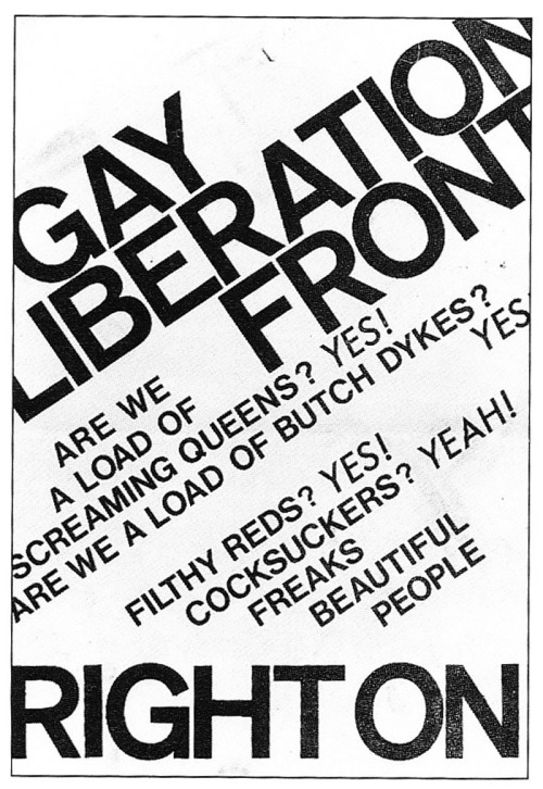 gay lib front 1970