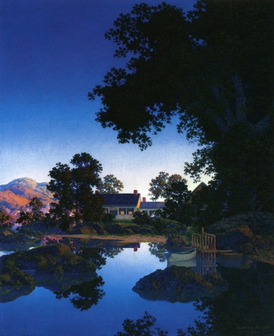 Maxfield Parrish  Peace of Evening