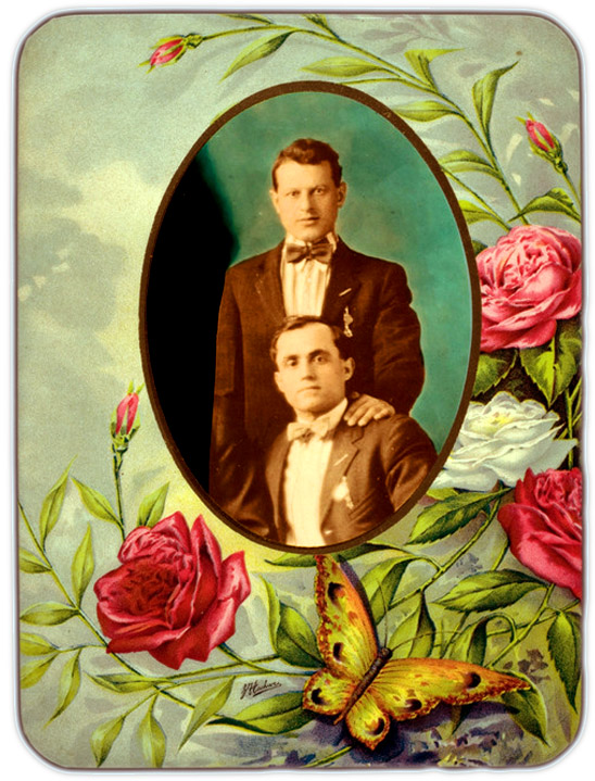 Two men in suits with bowties