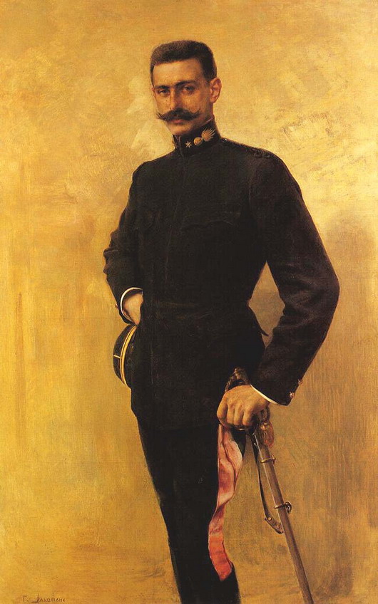 Portrait of Pavlos Melas, Georgios Jakobides