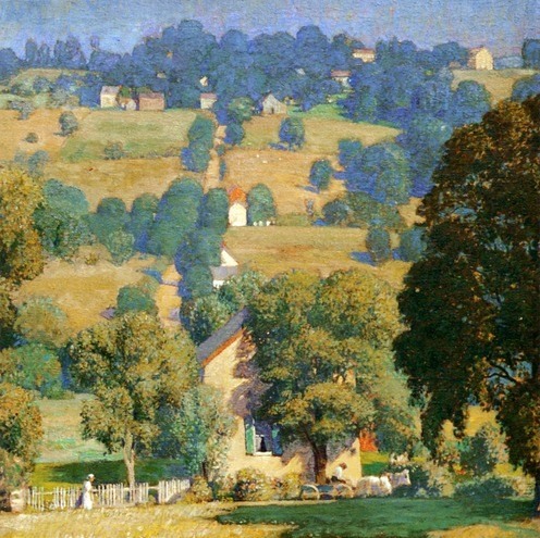 Road to Solebury - Daniel Garber 1919