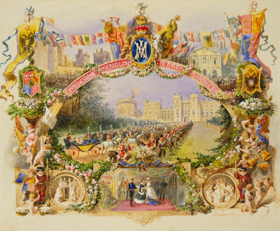 Royal welcome to Grand Duchess Maria Alexandrovna in England