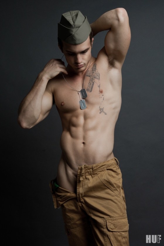 soldier shirtless 41