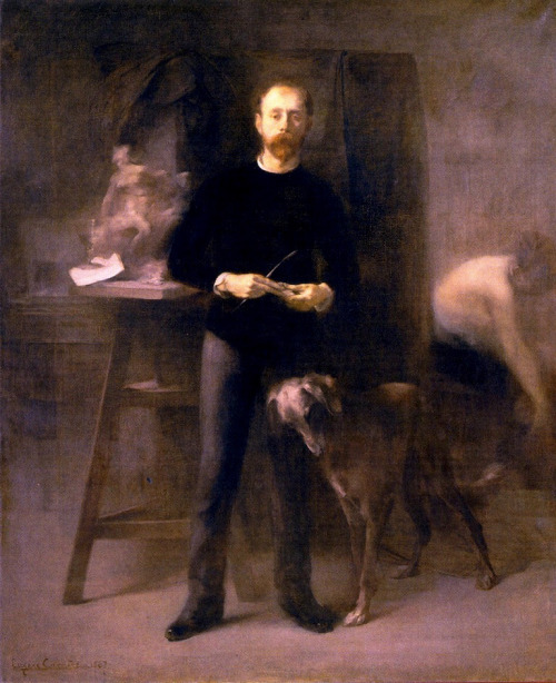 The Sculptor Louis-Henri Devillez in His Studio (1887), Eugène Carrière
