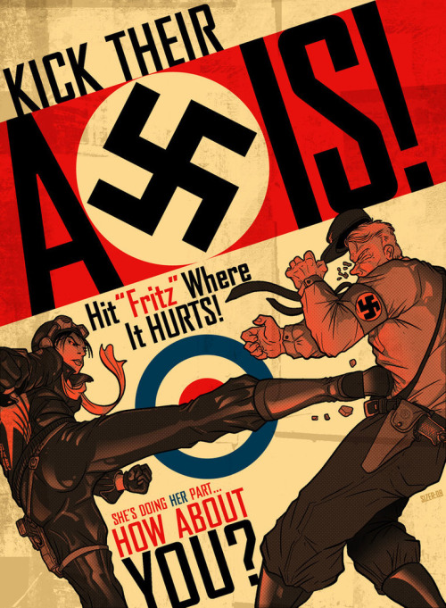 WWII KICK THEIR AXIS
