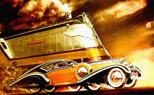 1930s car train 500