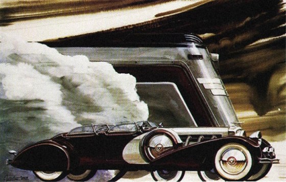 1930s car train 501