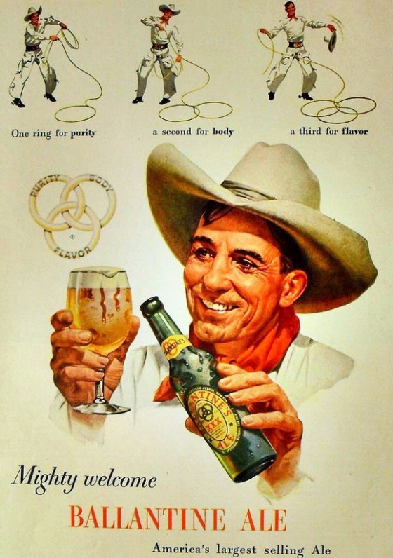 ballantine ale cowboy 4