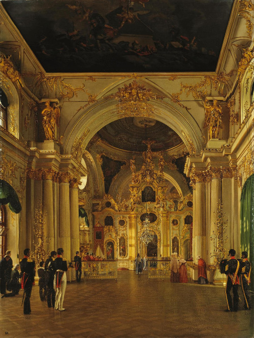 “The Interior of the Great Church of the Winter Palace”