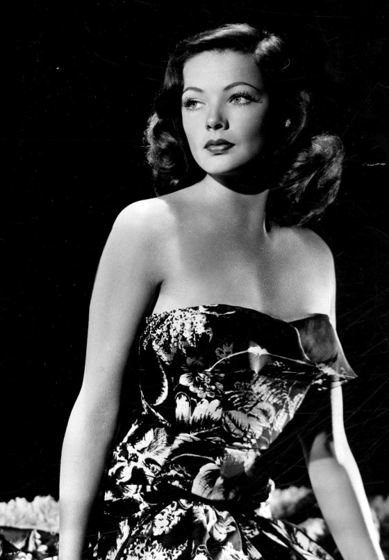 gene tierney 90