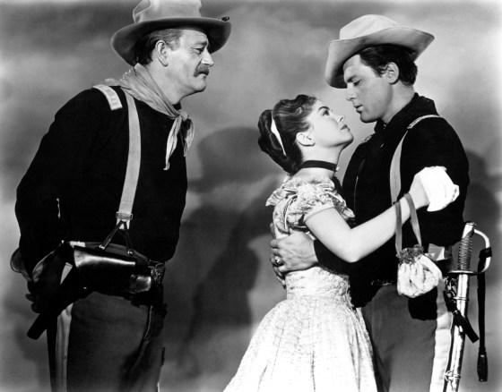 John_Wayne - she wore a yellow ribbon - & Joanne Dru