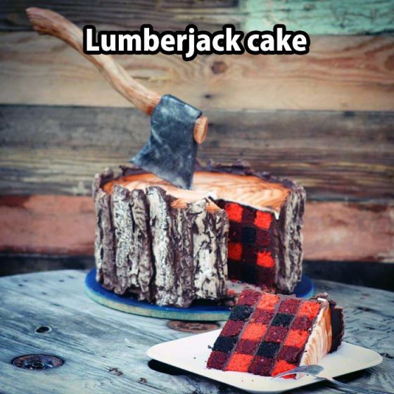 lumberjack cake