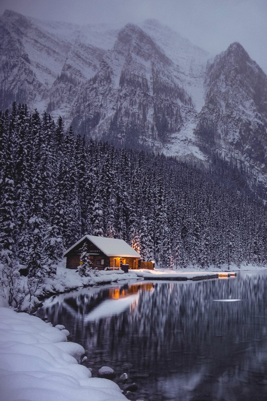 Nazmul Islam Winter Lake Louise