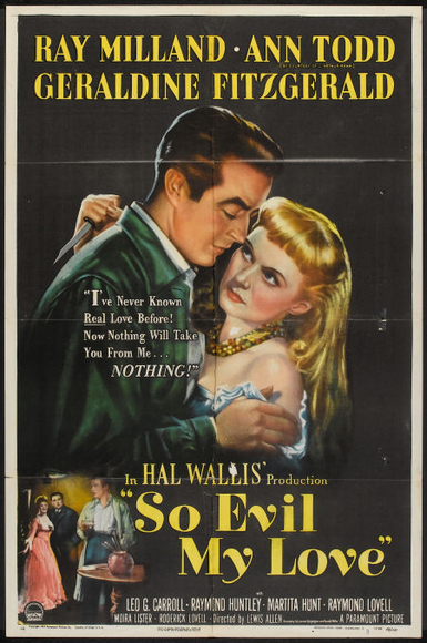 RAY MILLAND SoEvilMyLove