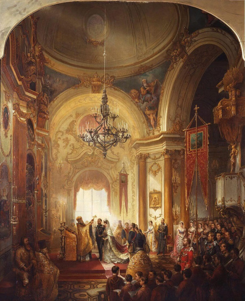 The wedding of Alfred, Duke of Edinburgh and Grand Duchess Maria Alexandrovna of Russia