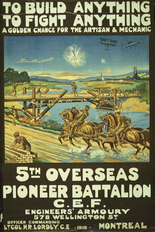 WWI Cnadian pioneer battalion