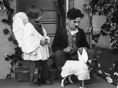 charlie chaplin dog angel