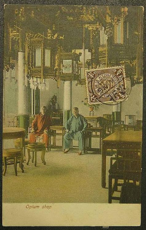 chinese opium shop