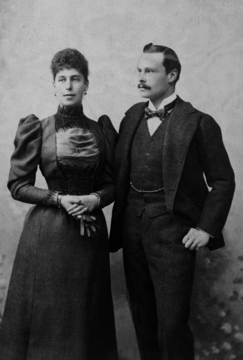 Ernest Louis, Grand Duke of Hesse with his wife Princess Victoria Melita, Grand Duchess of Hesse.