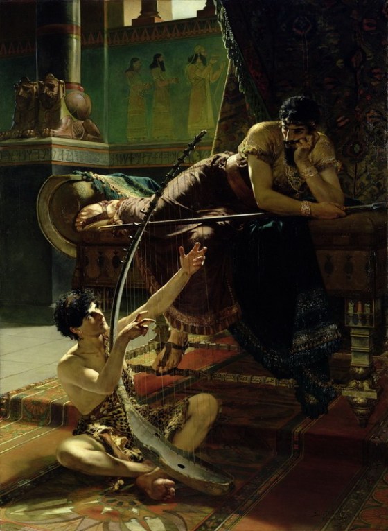 Julius Kronberg, David and Saul, 1885