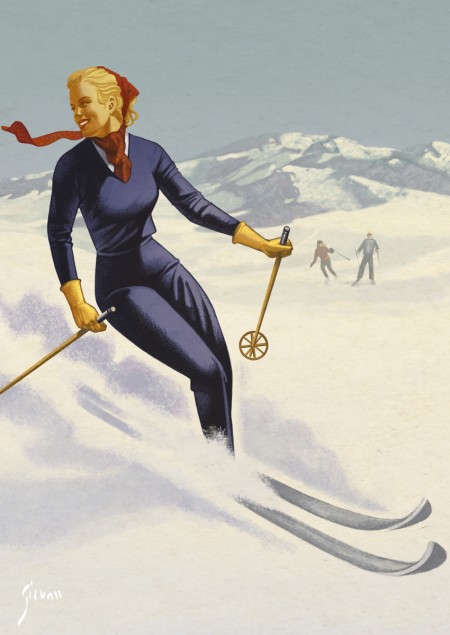 skier 1930s