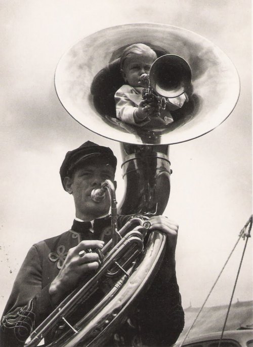 tuba player