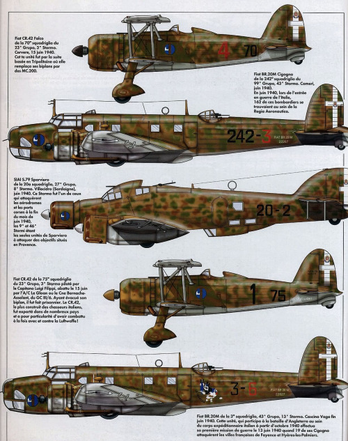 WWII italian bombers