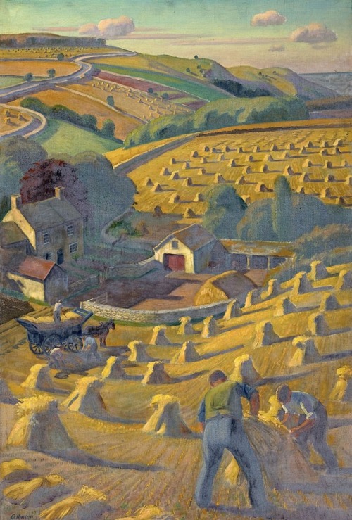 Adrian Paul Allinson, Harvesting, 1946