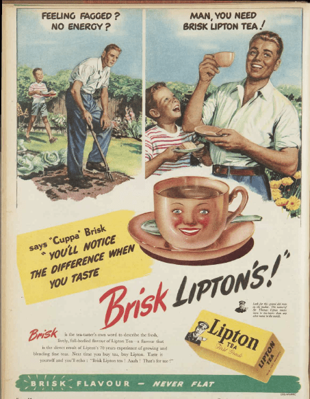 tea lipton's fagged