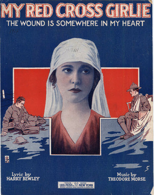WWI red cross girlie