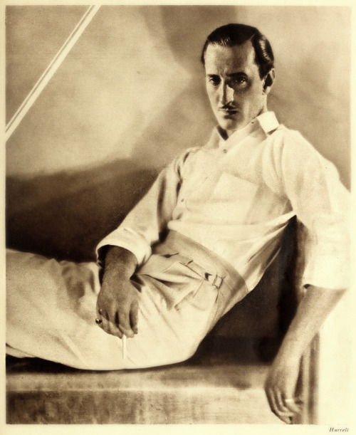 Basil Rathbone in Screenland, June 1930
