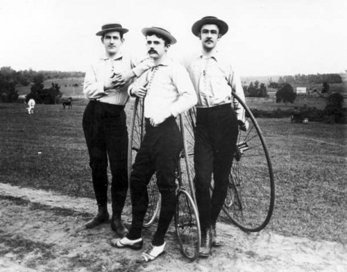 cycle penny farthing trio