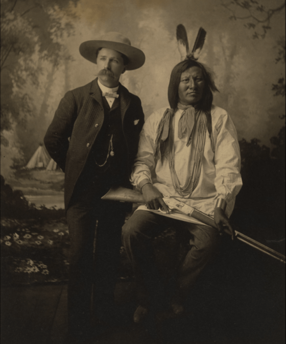 D.F. Barry with Rain In The Face. 1890.