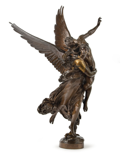 Marius-Jean-Antonin Mercié (1845-1916), Gloria Victis, bronze
