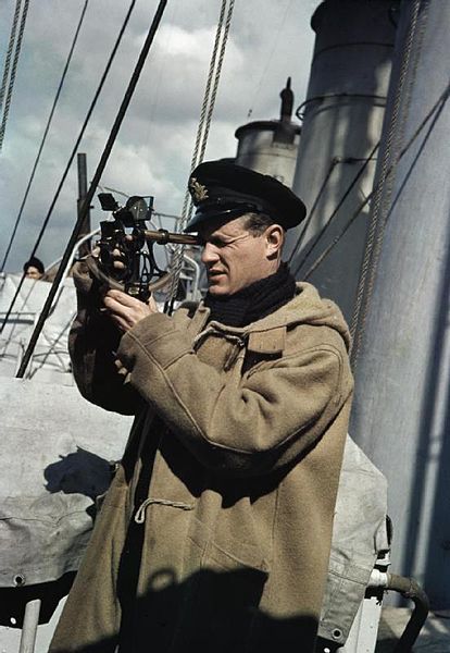 Royal Navy officer in 1942