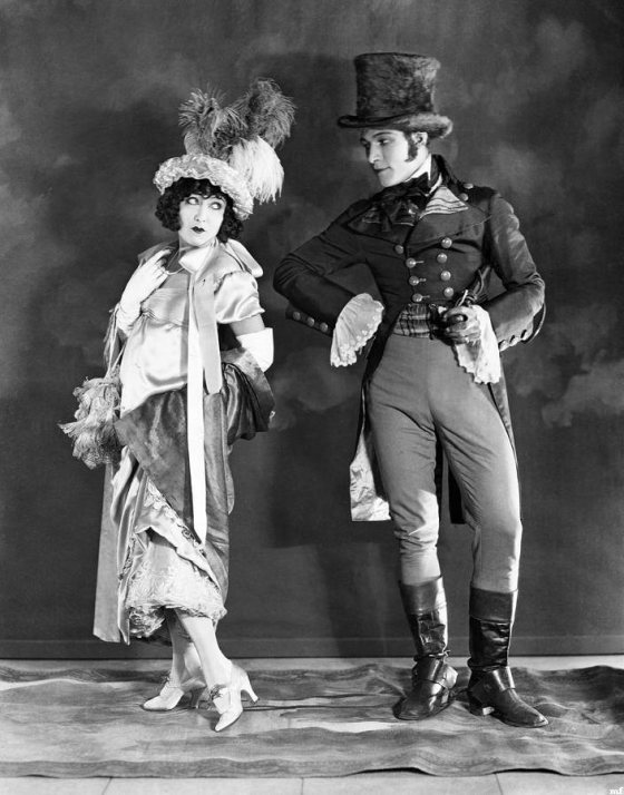 Rudolph Valentino and Gloria Swanson