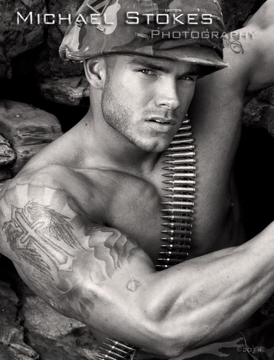 soldier shirtless stokes