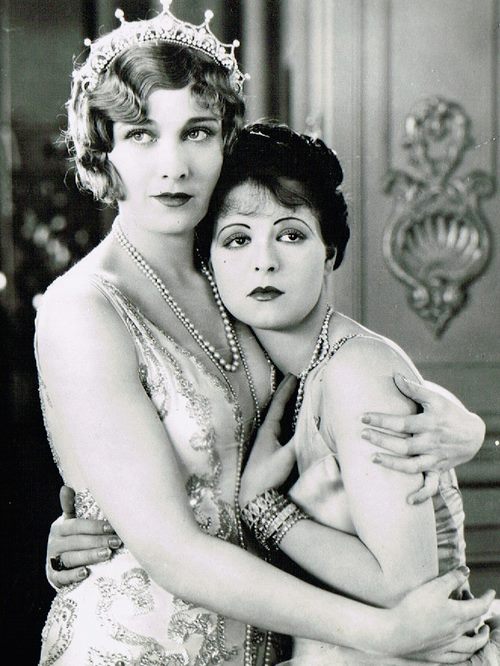 Clara Bow and Esther Ralston in Children of Divorce (1927)