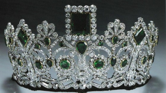 empress josephine emerals and diamond tiara