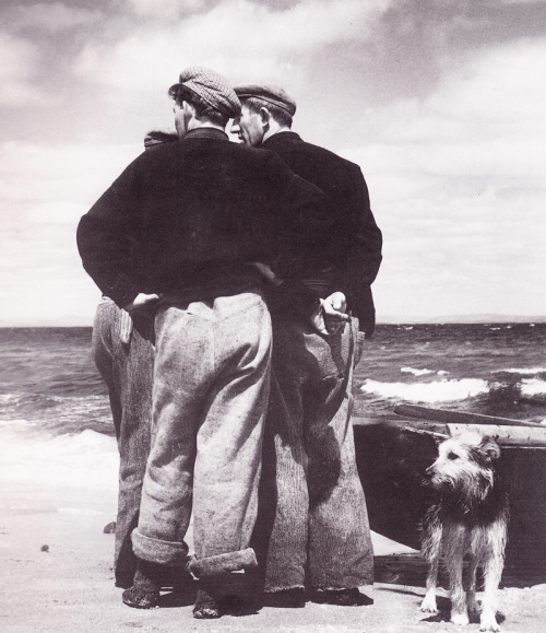 men together and dog 33